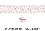 christmas greeting ornament... | Shutterstock .eps vector #731012554
