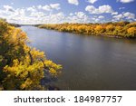 Autumn colors along the Mississippi River, Minnesota