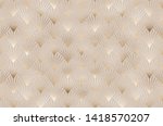 art deco seamless pattern with... | Shutterstock .eps vector #1418570207