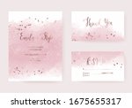 elegant wedding invitation... | Shutterstock .eps vector #1675655317