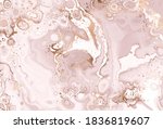 liquid marble abstract painting ... | Shutterstock .eps vector #1836819607