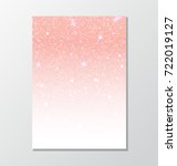 trendy sparkle blurred... | Shutterstock .eps vector #722019127