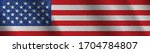 united states flag vector... | Shutterstock .eps vector #1704784807