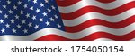 united states flag vector... | Shutterstock .eps vector #1754050154