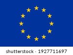 europian union flag vector... | Shutterstock .eps vector #1927711697