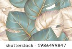 luxury seamless floral... | Shutterstock .eps vector #1986499847
