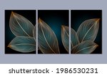 a set of 3 canvases for wall... | Shutterstock .eps vector #1986530231