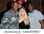 Small photo of NEW YORK, NY - AUGUST 24: James Mcmillan, Frannie Wiese and Nigel Talley attend Justine Skye's 21st Birthday Dinner at Jue Lan Club on August 24, 2016 in New York City.