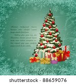 vector vintage festive... | Shutterstock .eps vector #88659076