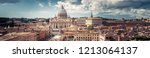 Panorama Of Rome And Vatican...