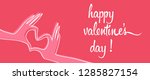 love symbol. vector... | Shutterstock .eps vector #1285827154