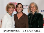 Small photo of New York, NY - October 30, 2019: Susan King, Elisa Lees Munoz, Lynn Povich attend The International Women's Media Foundation's 2019 Courage In Journalism Awards at Cipriani 42nd Street