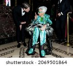 Small photo of New York, NY - November 2, 2021: Designer Wes Gordon and Iris Apfel attend the 2021 ACE Awards hosted by Accessories Council at Cipriani 42nd Street