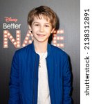 Small photo of New York, NY - March 21, 2022: Benjamin Pajak attends special screening of Disney's "Better Nate Than Ever" at AMC Empire Theater