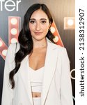 Small photo of New York, NY - March 21, 2022: Krystina Alabado attends special screening of Disney's "Better Nate Than Ever" at AMC Empire Theater