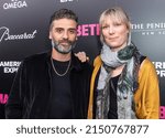 Small photo of New York, NY - April 28, 2022: Oscar Isaac and Elvira Lind attend the "Macbeth" Broadway opening night at the Longacre Theatre