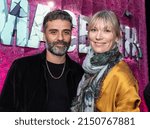 Small photo of New York, NY - April 28, 2022: Oscar Isaac and Elvira Lind attend the "Macbeth" Broadway opening night at the Longacre Theatre