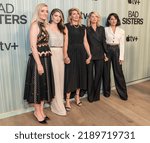 Small photo of New York, NY - August 10, 2022: Anne-Marie Huff, Eve Hewson, Sharon Horgan, Eva Birthistle, , Sarah Greene attend premiere of Apple TV+ dark comedy-thriller “Bad Sisters” at The Whitby Hotel