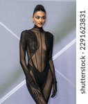Small photo of Neelam Gill attends the HM Mugler launch at Lexington Armory in New York on April 19, 2023