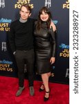Small photo of Kathryn Gallagher (R) attends "Just For Us" Broadway Opening Night at Hudson Theatre in New York on June 26, 2023