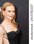 Small photo of Nicole Kidman wearing dress by Versace attends Amazon Prime MGM Studios 'Expats' premiere at The Museum of Modern Art in New York on January 21, 2024
