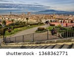 Piazzale Michelangelo with panoramic view in Florence, Italy