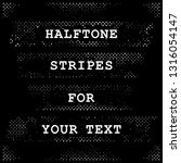 halftone bands with free space... | Shutterstock .eps vector #1316054147