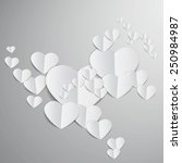 valentines day abstract... | Shutterstock . vector #250984987