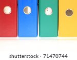 office folders binder isolated... | Shutterstock . vector #71470744