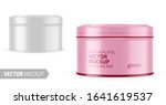 round white glossy tin round... | Shutterstock .eps vector #1641619537