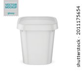 white glossy square plastic... | Shutterstock .eps vector #2011175654