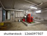Basement With Red Heating...