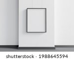 blank mockup picture on white... | Shutterstock . vector #1988645594