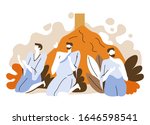 hajj pilgrims pray at mount... | Shutterstock .eps vector #1646598541