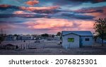 Small photo of Typical townships in africa in the outskirts of big cities