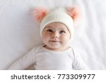Cute Adorable Baby Child With...