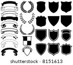 ribbons  banners  laurels  and... | Shutterstock .eps vector #8151613