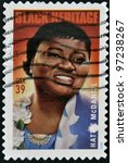 Small photo of UNITED STATES OF AMERICA - CIRCA 2006: stamp printed in USA shows Hattie McDaniel, Actress, Black Heritage, circa 2006