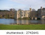 Leeds Castle With Moat
