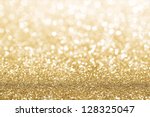 Gold Defocused Glitter...