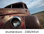 Rusty 1940's Truck Out In The...
