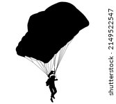 skydiver  silhouettes... | Shutterstock . vector #2149522547