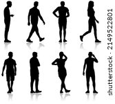 silhouette group of people... | Shutterstock . vector #2149522801