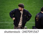 Small photo of BARCELONA - MAR 26: Gerard Pique in action during the Final Four of the Kings League InfoJobs Tournament at the Spotify Camp Nou Stadium on March 26, 2023 in Barcelona, Spain.