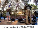 Small photo of BARCELONA - JUL 2: Basia Bulat (band) perform in concert at Vida Festival on July 2, 2016 in Barcelona, Spain.