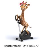 fun giraffe | Shutterstock . vector #246408877