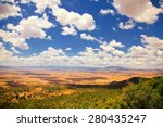 Great Rift Valley with cloudy sky, Kenya