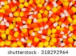 Filled Frame Of Candy Corn...