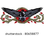 raven wood | Shutterstock .eps vector #80658877