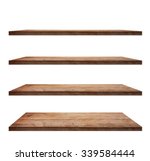 Collection Of Wooden Shelves On ...